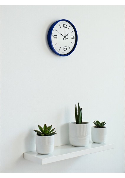 Zentime 36 cm Lacivert Dekoratif Duvar Saati modelleri