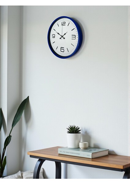 Zentime 36 cm Lacivert Dekoratif Duvar Saati fırsatları