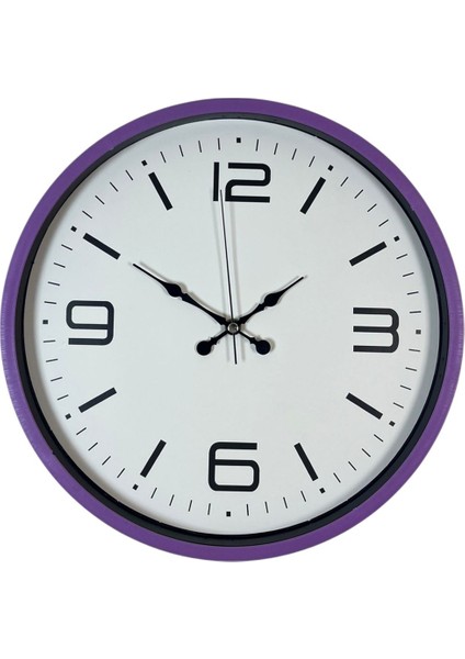 Zentime 36 cm Mor Dekoratif Duvar Saati fiyatları