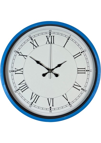 Zentime 36 cm Mavi Dekoratif Duvar Saati fiyatları
