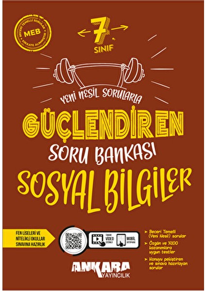 7.Sınıf Sosyal Bilgiler Güçlendiren Soru Bankası Yeni Nesil Sorularla fiyatları