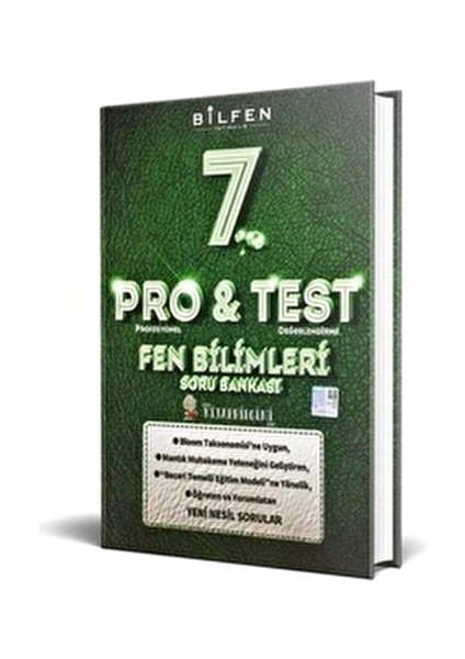 7. Sınıf Pro&Test Fen Bilimleri Soru Bankası Profesyonel Değerlendirme fiyatları