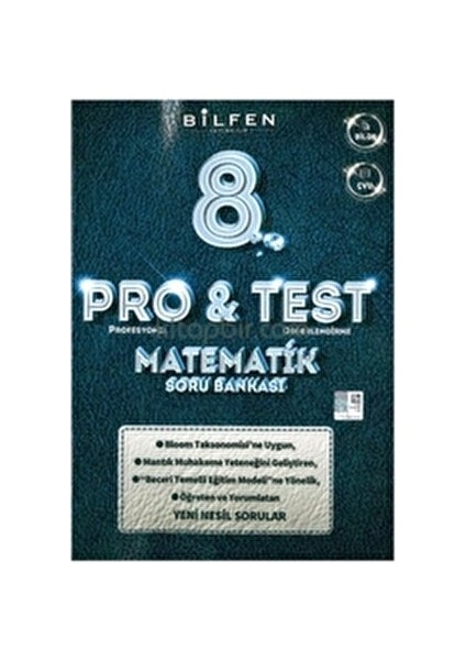 8. Sınıf Pro&Test Matematik Soru Bankası Profesyonel Değerlendirme İçin fiyatları