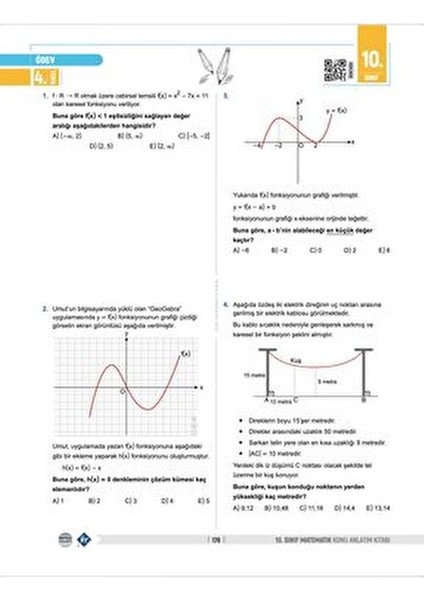 10. Sınıf Matematik Konu Anlatım Kitabı Partikül Matematik TYT Sınavı İçin