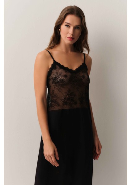 Antique Dantelli Uzun Gecelik fiyatları