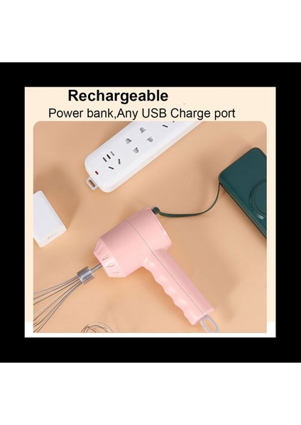 Kablosuz Yiyecek Mikseri 3 Hız El Elektrikli Yumurta Çırpıcı Sarımsak Pişirme Mikser Çok Fonksiyonlu Mutfak Robotu Beyaz (Yurt Dışından) fiyatları