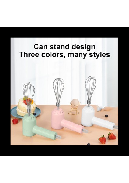 Kablosuz Yiyecek Mikseri 3 Hız El Elektrikli Yumurta Çırpıcı Sarımsak Pişirme Mikser Çok Fonksiyonlu Mutfak Robotu Beyaz (Yurt Dışından) fırsatları