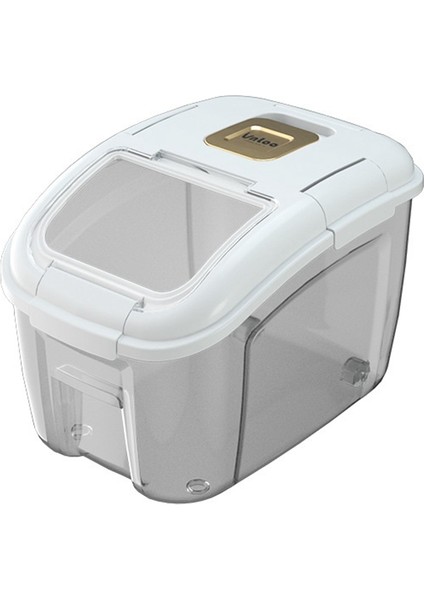 5 kg Mutfak Konteyner Kova Böcek Geçirmez Nem Geçirmez Pirinç Kutusu Tahıl Mühürlü Kavanoz Ev Depolama Pet Köpek Maması Mağaza Kutusu-A (Yurt Dışından)