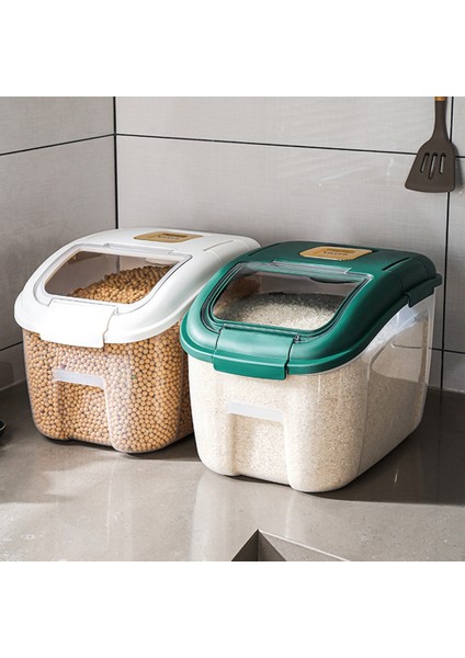 5 kg Mutfak Konteyner Kova Böcek Geçirmez Nem Geçirmez Pirinç Kutusu Tahıl Mühürlü Kavanoz Ev Depolama Pet Köpek Maması Mağaza Kutusu-A (Yurt Dışından) fiyatları