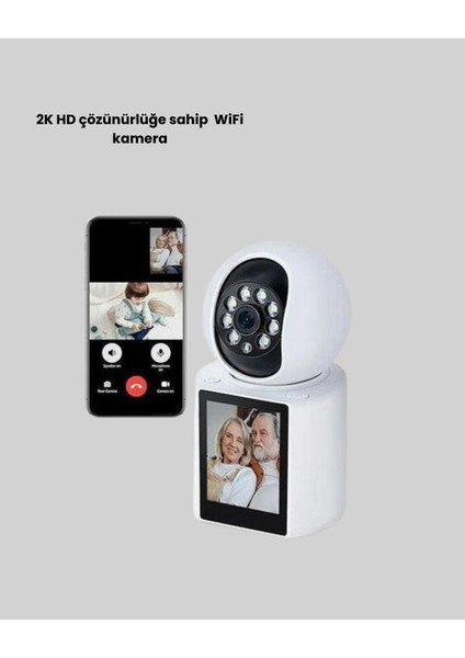 Wifi Iç Mekan Kamera 2k Gece Görüşlü Çift Yönlü Görüntü Konuşma Destekli modelleri