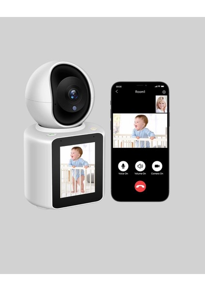 Wifi Iç Mekan Kamera 2k Gece Görüşlü Çift Yönlü Görüntü Konuşma Destekli fırsatları