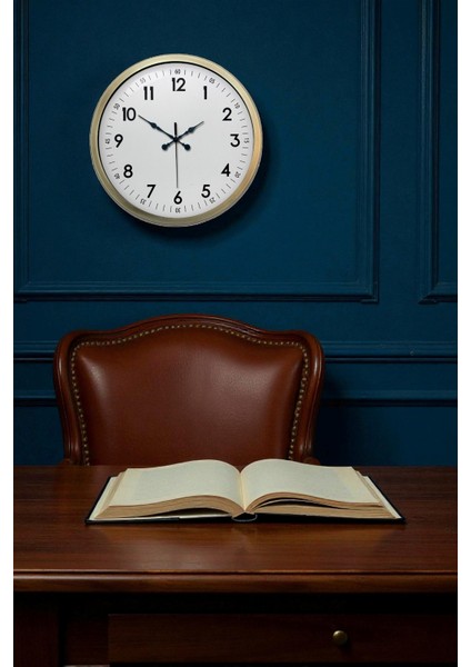 Zentime 40 cm Eskitme Vintage Duvar Saati