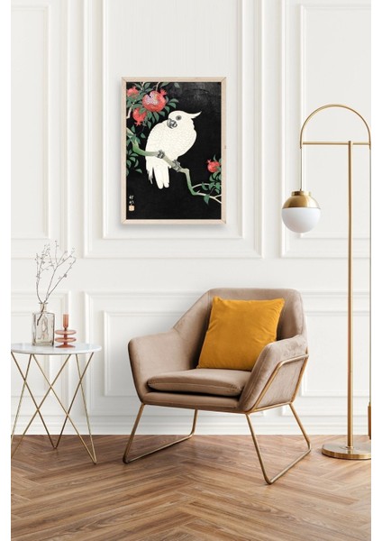 Ohara Koson Ahşap Çerçeveli Tablo 50 x 70 fiyatları