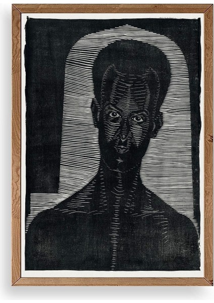 Samuel Jessurun Ahşap Çerçeveli Tablo 50 x 70