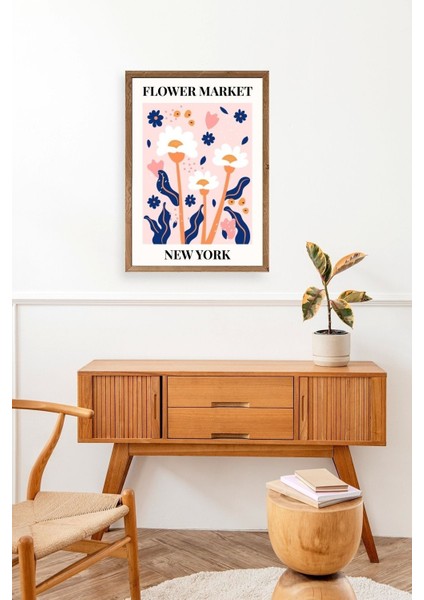 Çiçek Ahşap Çerçeveli Tablo 23 x 30 modelleri