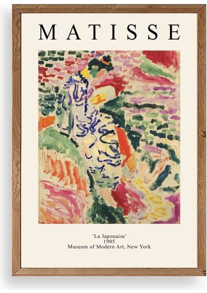 Matisse Ahşap Çerçeveli Tablo 17 x 23