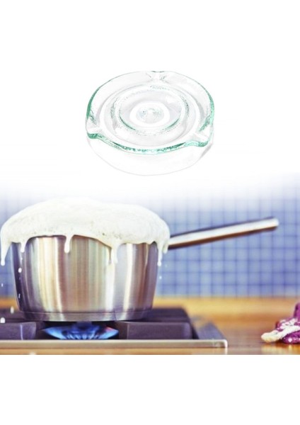 Buffer® Cam Süt Kaynatma ve Taşma Önleyici Aparat – Süt Taşırmaz Güvenli Kaynatma,ısıya Dayanıklı Cam