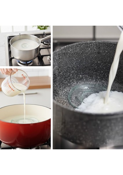 Buffer® Cam Süt Kaynatma ve Taşma Önleyici Aparat – Süt Taşırmaz Güvenli Kaynatma,ısıya Dayanıklı Cam indirimleri