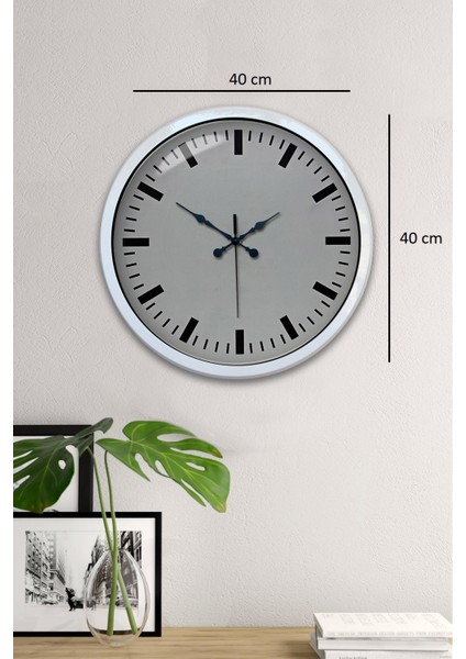 Zentime 40 cm Beyaz Klasik Duvar Saati indirimleri