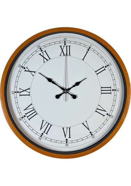 Zentime 36 cm Turuncu Dekoratif Duvar Saati fiyatları