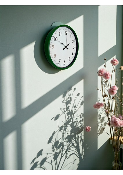 Zentime 36 cm Yeşil Dekoratif Duvar Saati modelleri