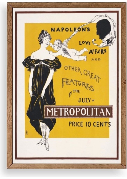 Metropolitan Ahşap Çerçeveli Tablo 17 x 23