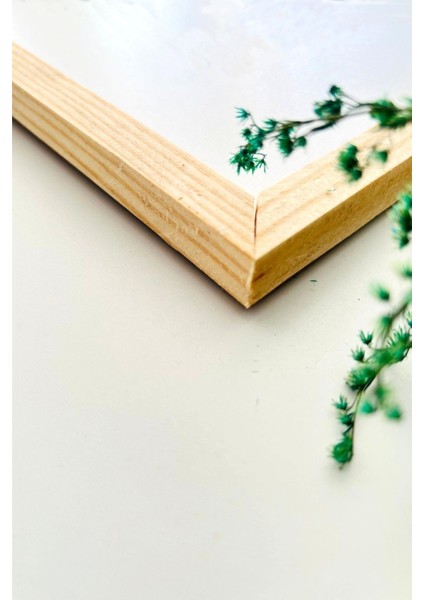 Ahşap Soyut Dekoratif Çerçeveli Tablo - Trnc 35 x 50 fiyatları