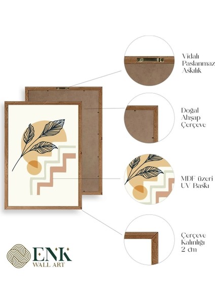 Manzara Üçlü Ahşap Çerçeveli Tablo 23 x 30 fırsatları