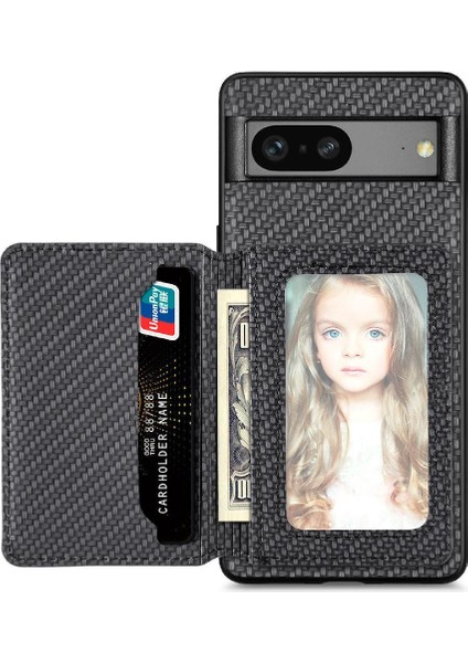 Google Piksel 7A Komple Kamera Güvenlik Manyetik Kart Tutucu Standı Için Kılıf (Yurt Dışından)