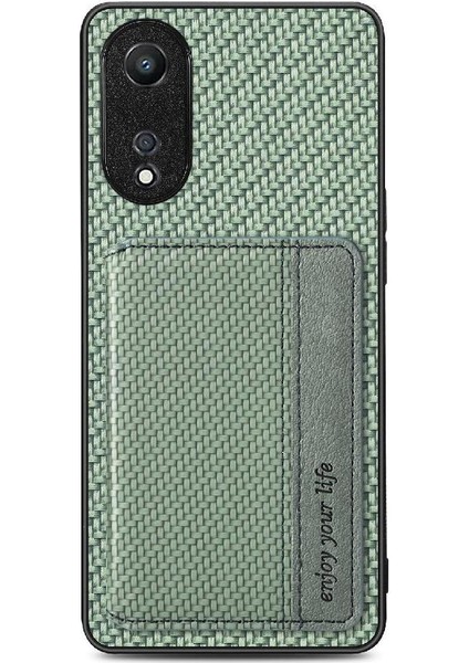 Oppo A78 Için Kılıf Standı Fonksiyonu Manyetik Kart Tutucu Komple Kamera (Yurt Dışından) modelleri