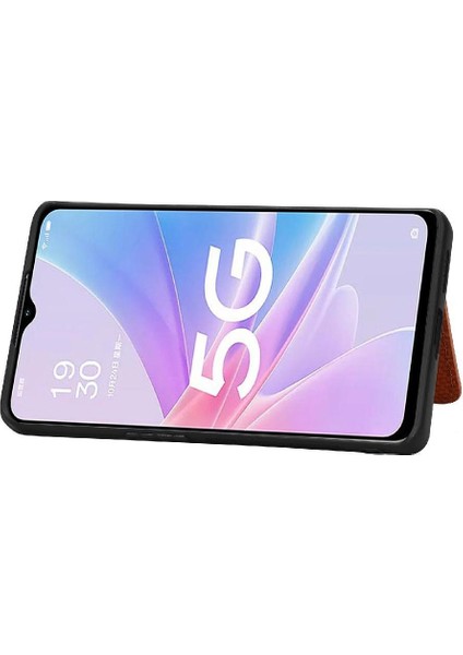 Oppo A78 Için Kılıf Standı Fonksiyonu Manyetik Kart Tutucu Komple Kamera (Yurt Dışından) modelleri