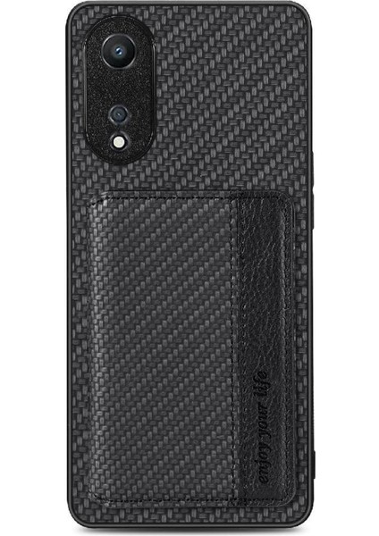 Oppo A78 Için Kılıf Standı Fonksiyonu Manyetik Kart Tutucu Komple Kamera (Yurt Dışından) fırsatları