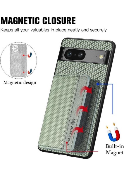 Google Piksel 7A Komple Kamera Güvenlik Manyetik Kart Tutucu Standı Için Kılıf (Yurt Dışından) modelleri