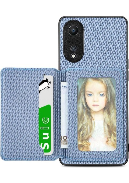 Oppo A78 Için Kılıf Standı Fonksiyonu Manyetik Kart Tutucu Komple Kamera (Yurt Dışından)