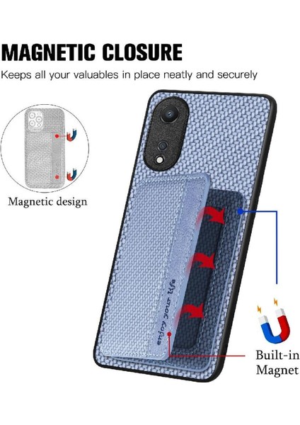 Oppo A78 Için Kılıf Standı Fonksiyonu Manyetik Kart Tutucu Komple Kamera (Yurt Dışından) fırsatları