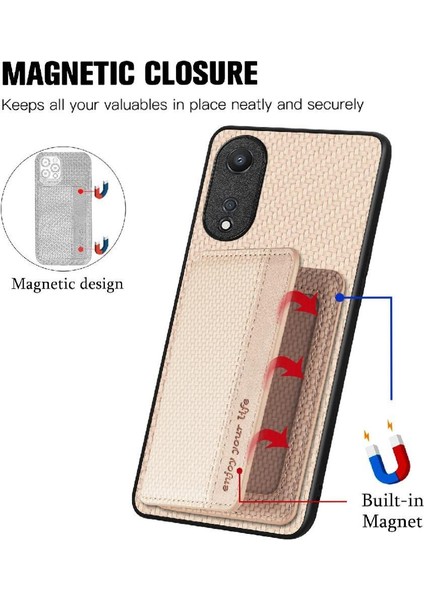 Oppo A78 Için Kılıf Standı Fonksiyonu Manyetik Kart Tutucu Komple Kamera (Yurt Dışından) fiyatları