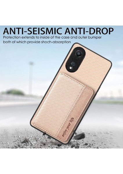 Oppo A78 Için Kılıf Standı Fonksiyonu Manyetik Kart Tutucu Komple Kamera (Yurt Dışından) indirimleri