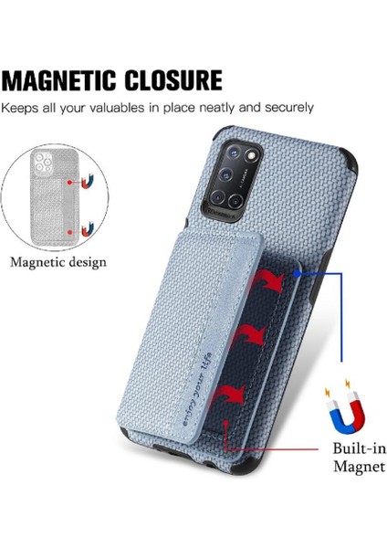 Oppo OPPO/A72/A92 Rfıd Engelleme Standı Fonksiyonu Komple Kamera Için Kılıf (Yurt Dışından) modelleri