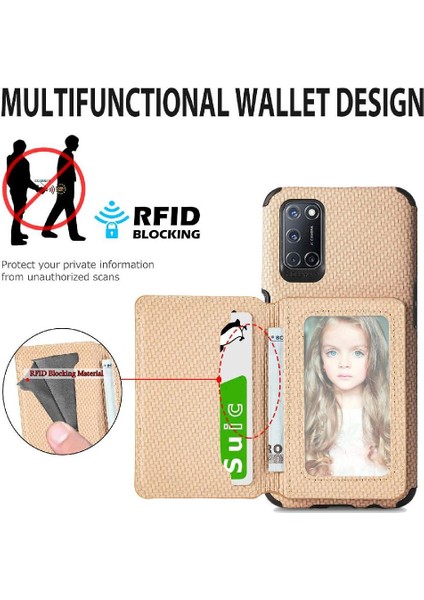 Oppo OPPO/A72/A92 Rfıd Engelleme Standı Fonksiyonu Komple Kamera Için Kılıf (Yurt Dışından) modelleri