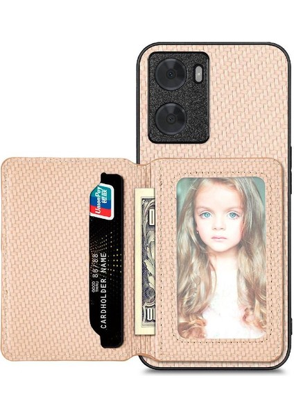 Oppo A57 4g Manyetik Kart Tutucu Için Kılıf Komple Kamera Güvenlik Rfıd (Yurt Dışından)