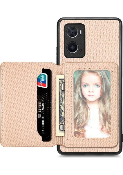 Oppo A76 4g Standı Fonksiyonu Için Kılıf Rfıd Engelleme Komple Kamera Güvenliği (Yurt Dışından)