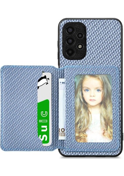 Samsung Galaxy A13 4g Standı Fonksiyonu Manyetik Kart Tutucu Rfıd (Yurt Dışından)