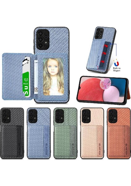Samsung Galaxy A13 4g Standı Fonksiyonu Manyetik Kart Tutucu Rfıd (Yurt Dışından) fırsatları