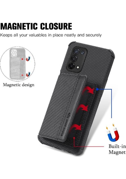 Oppo A74 5g / A93 5g Komple Kamera Güvenlik Rfıd Engelleme Standı Için Kılıf (Yurt Dışından) fırsatları