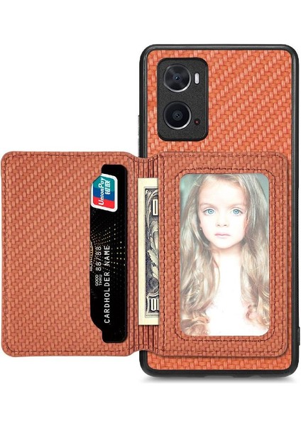 Oppo A76 4g Standı Fonksiyonu Için Kılıf Rfıd Engelleme Komple Kamera Güvenliği (Yurt Dışından)