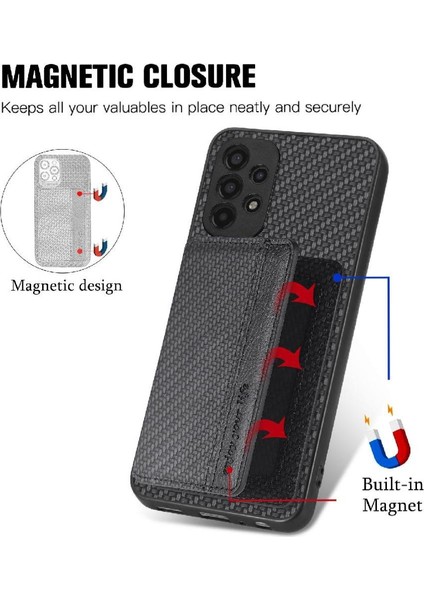 Samsung Galaxy A13 4g Standı Fonksiyonu Manyetik Kart Tutucu Rfıd (Yurt Dışından) modelleri