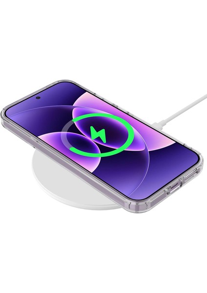 Xiaomi 17 Pro Kılıf Magsafe Özellikli Sararmaz Kristal Sert Kapak Şeffaf indirimleri