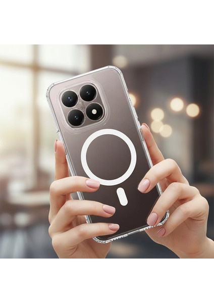 Xiaomi 15T Kılıf Magsafe Özellikli Sararmaz Kristal Sert Kapak Şeffaf fiyatları