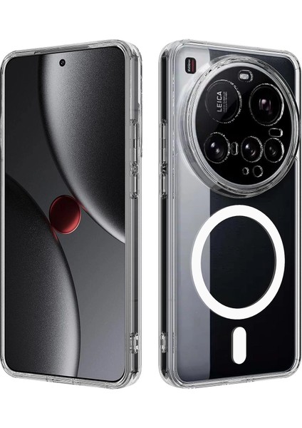 Xiaomi 15 Ultra Kılıf Magsafe Özellikli Sararmaz Kristal Sert Kapak Şeffaf fiyatları