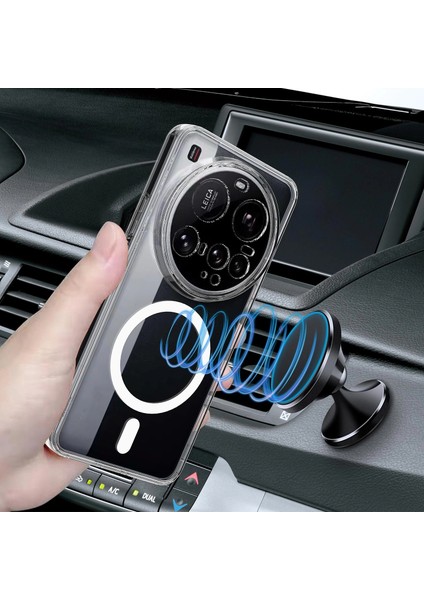 Xiaomi 15 Ultra Kılıf Magsafe Özellikli Sararmaz Kristal Sert Kapak Şeffaf fırsatları